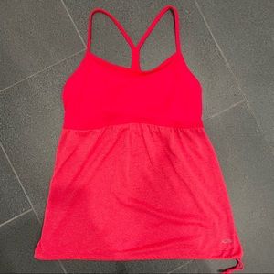 Champion women’s skinny racerback tank top in hot pink sz Large